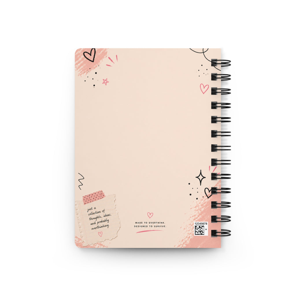 Notes & Nonsense Spiral Journal — Cute Pink Notebook for Doodles, Lists & Daily Notes