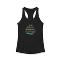 Jesus Is Working I’m Just Sweating Racerback Tank – Funny Faith-Based Summer Tank for Women