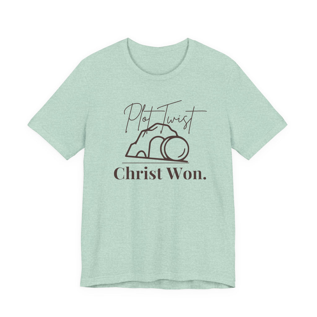 Plot Twist: Christ Won – Christian Easter Shirt