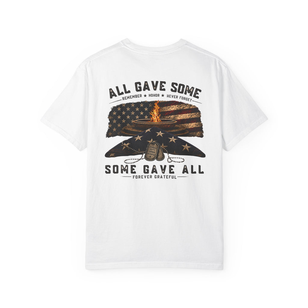 Memorial Day Shirt Comfort Colors Patriotic Tee All Gave Some Some Gave All Military Tribute Shirt