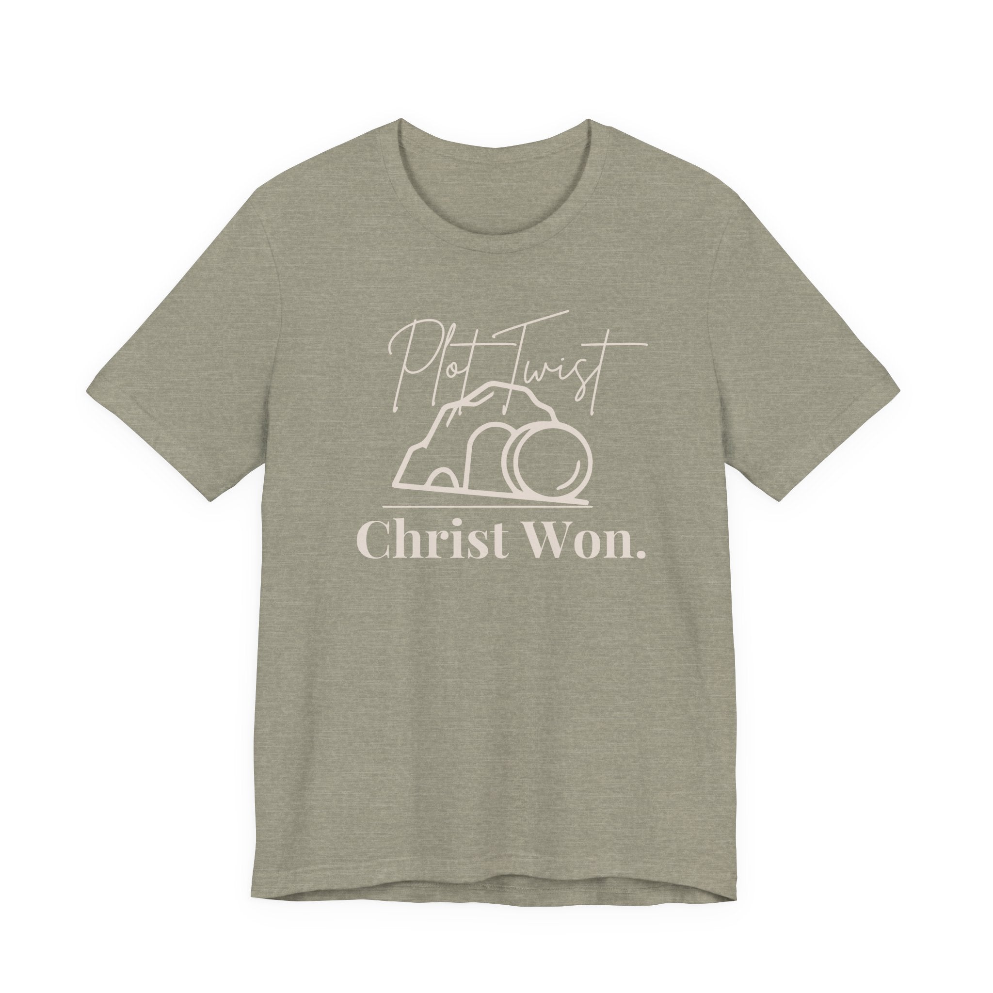 Plot Twist: Christ Won – Christian Easter Shirt