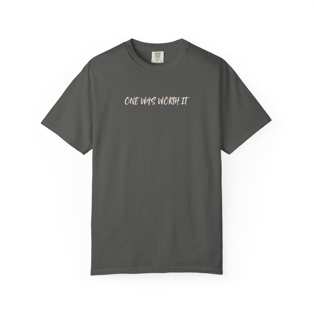He Left the 99 Tee | One Was Worth It Shirt | Luke 15:4 Christian T-Shirt | Comfort Colors