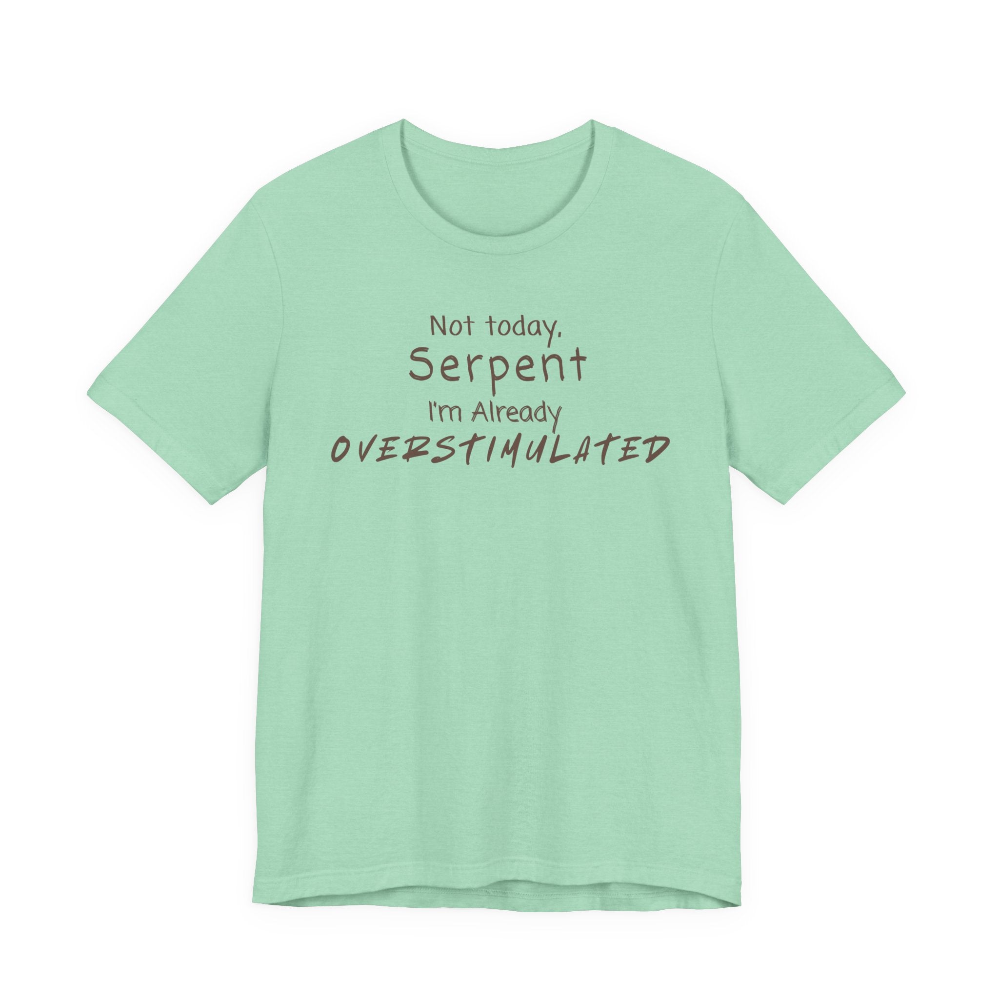 Not Today Serpent I’m Already Overstimulated Shirt