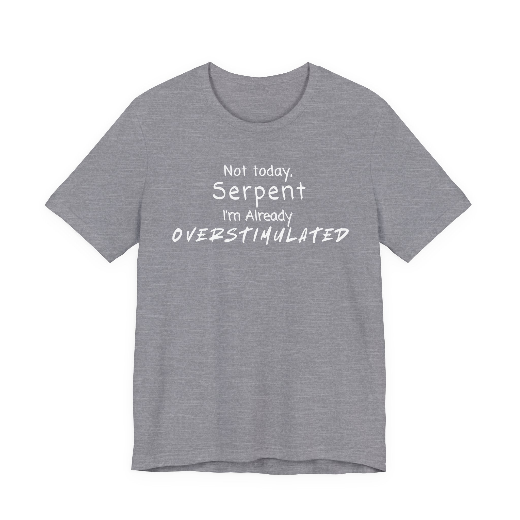 Not Today Serpent I’m Already Overstimulated Shirt