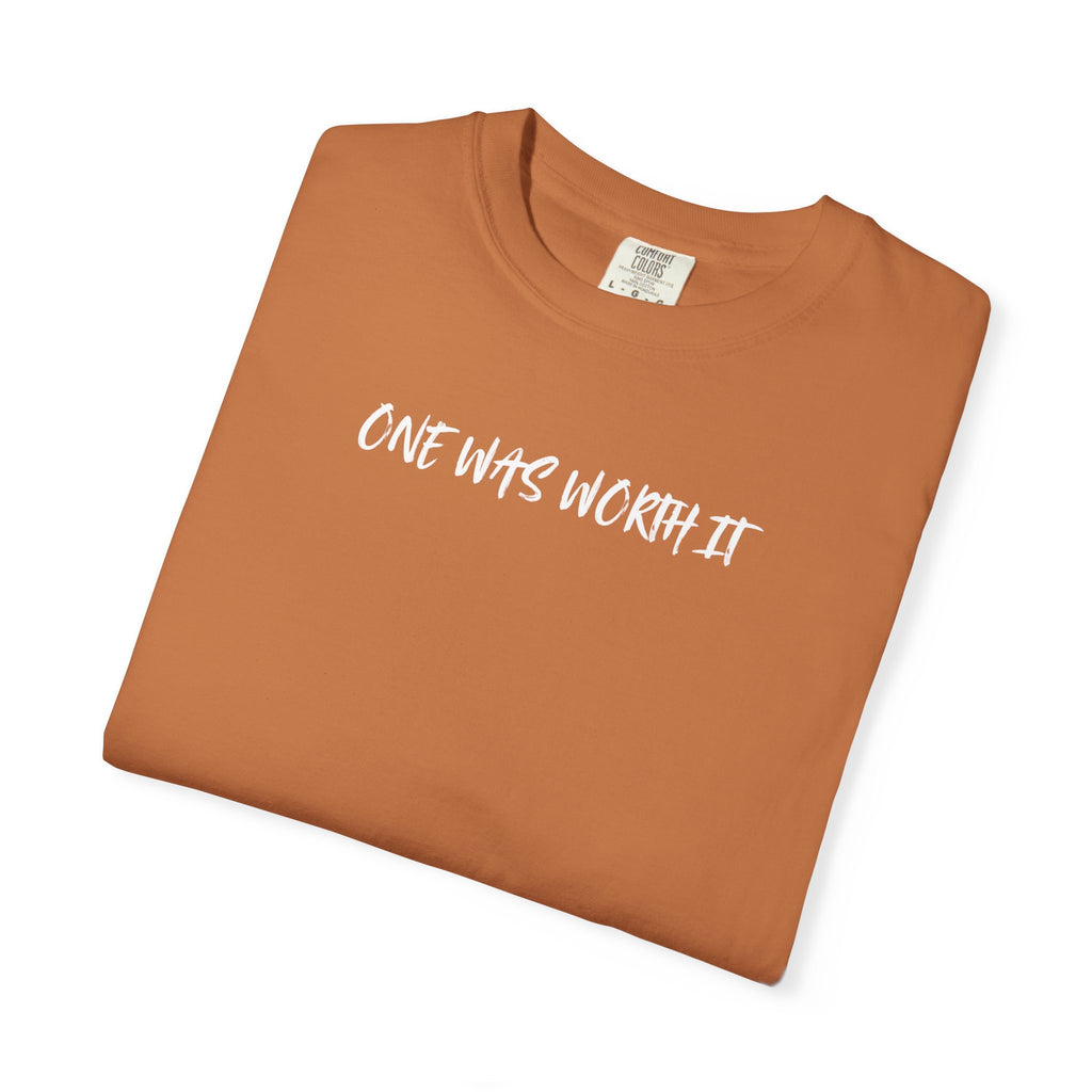 He Left the 99 Tee | One Was Worth It Shirt | Luke 15:4 Christian T-Shirt | Comfort Colors