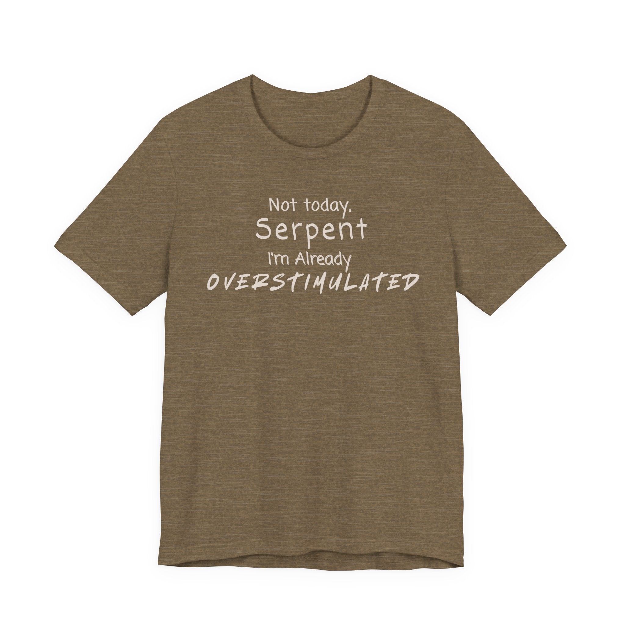 Not Today Serpent I’m Already Overstimulated Shirt