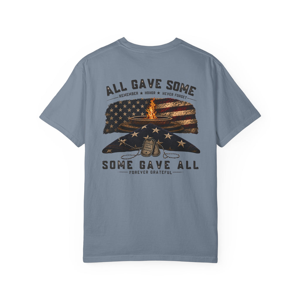 Memorial Day Shirt Comfort Colors Patriotic Tee All Gave Some Some Gave All Military Tribute Shirt