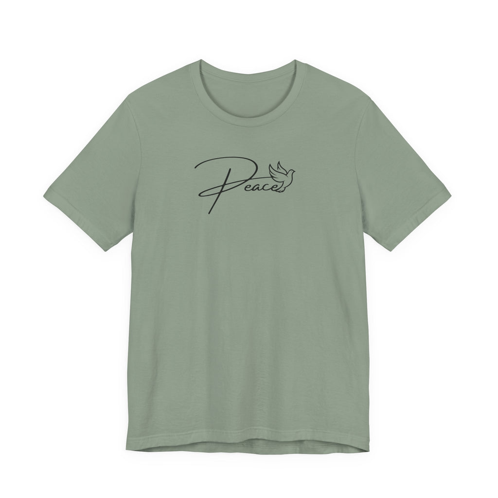 Peace Looks Good on Me Tee – Faith-Based Graphic Shirt, Front & Back Design