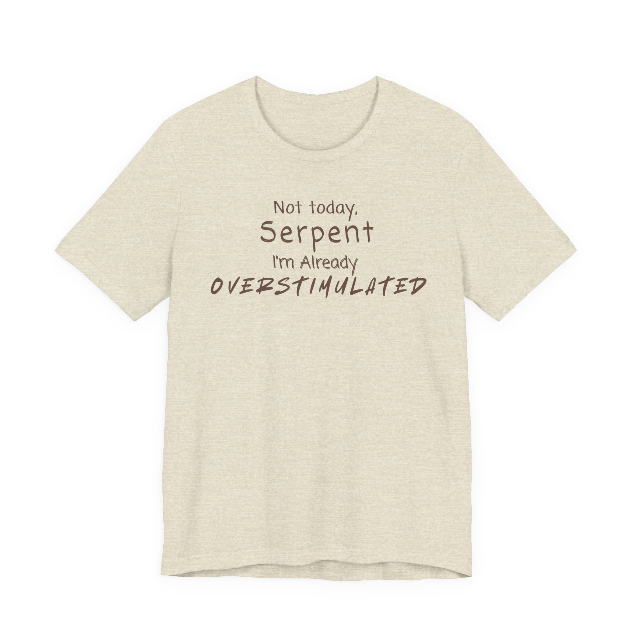 Not Today Serpent I’m Already Overstimulated Shirt