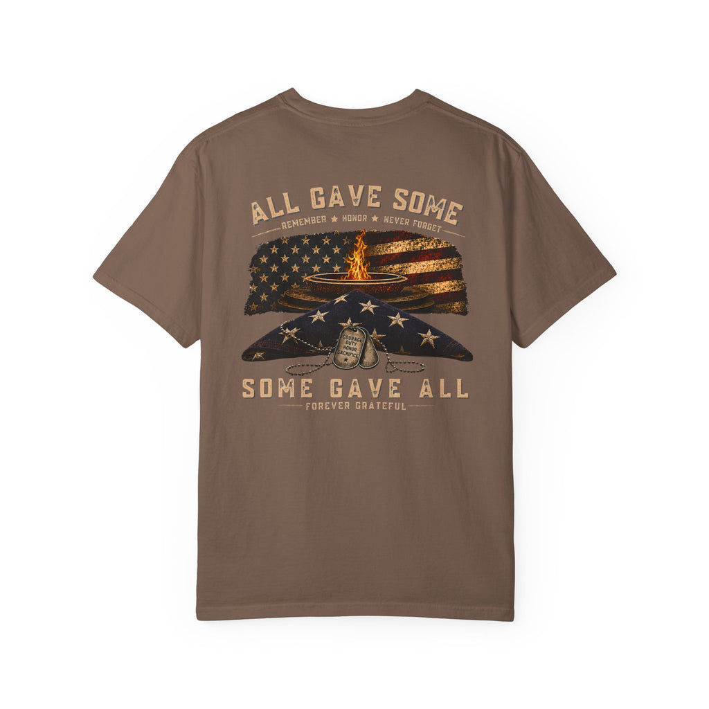 Memorial Day Shirt Comfort Colors Patriotic Tee All Gave Some Some Gave All Military Tribute Shirt