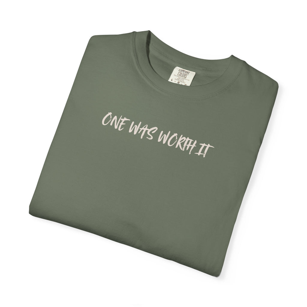 He Left the 99 Tee | One Was Worth It Shirt | Luke 15:4 Christian T-Shirt | Comfort Colors