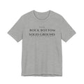 From Rock Bottom to Solid Ground Tee – By Grace Alone Christian Shirt