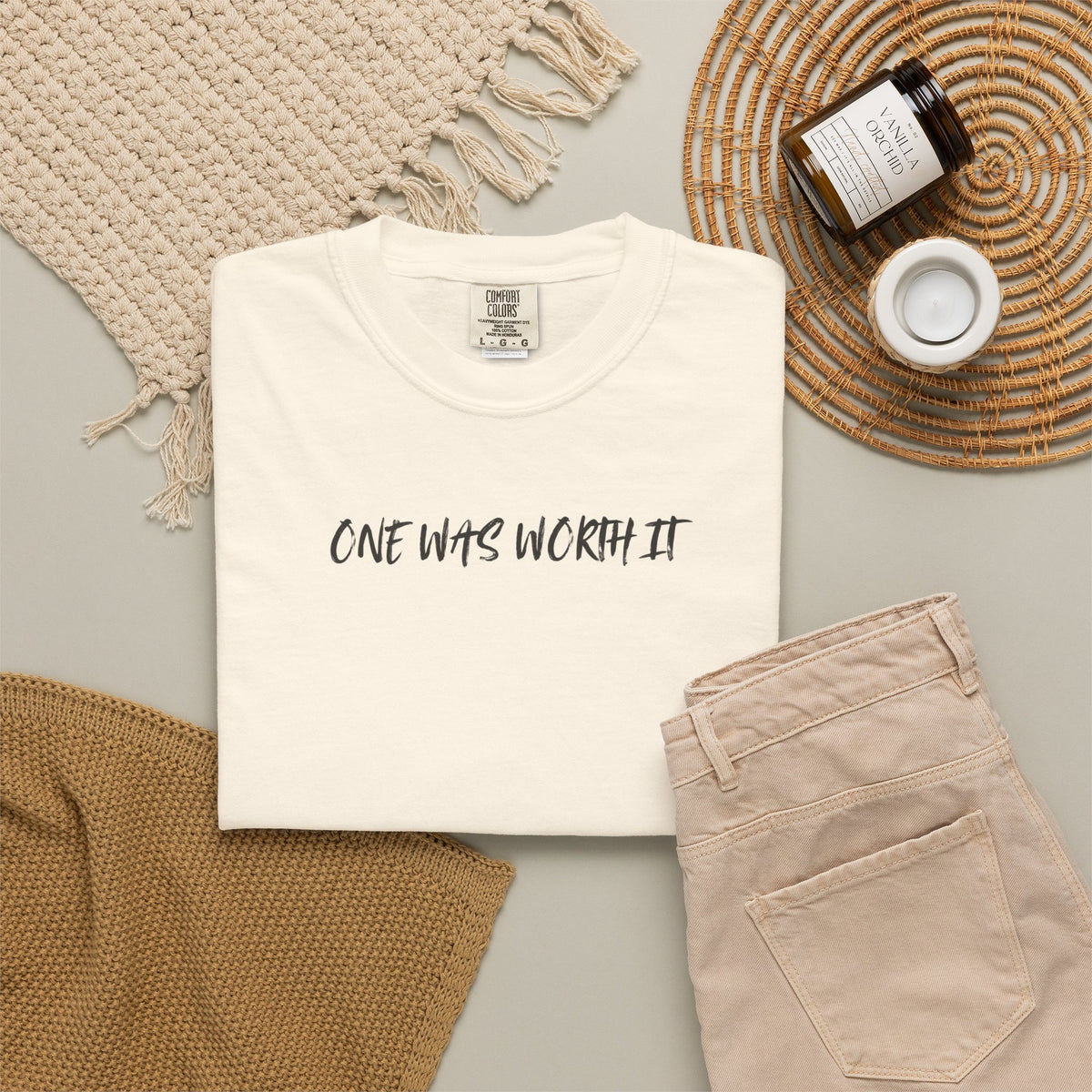 He Left the 99 Tee | One Was Worth It Shirt | Luke 15:4 Christian T-Shirt | Comfort Colors