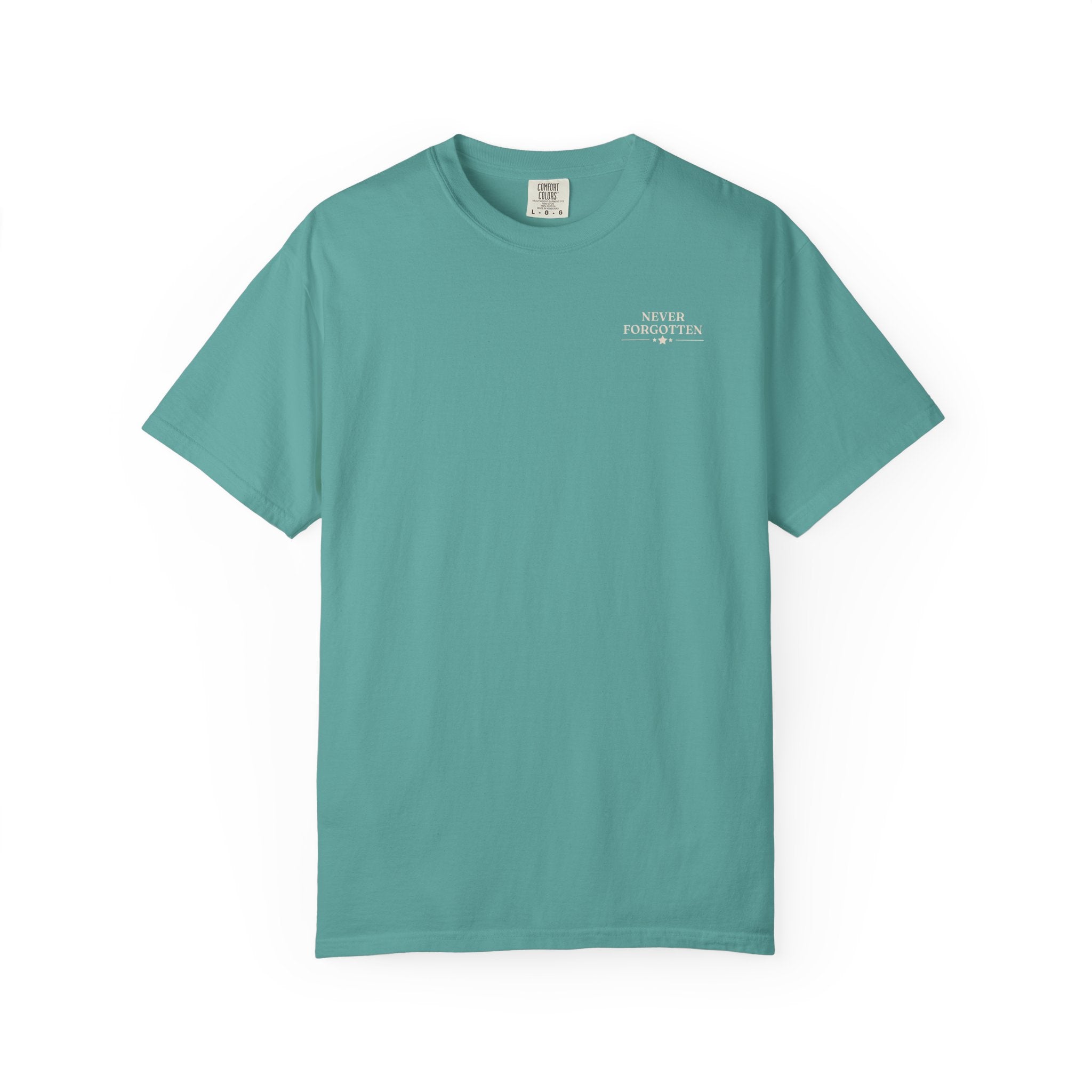 Greater Love Memorial Shirt – Comfort Colors Tee | Christian Patriotic Shirt | Memorial Day Shirt | Never Forgotten Tee