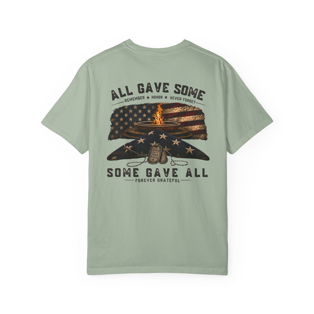 Memorial Day Shirt Comfort Colors Patriotic Tee All Gave Some Some Gave All Military Tribute Shirt