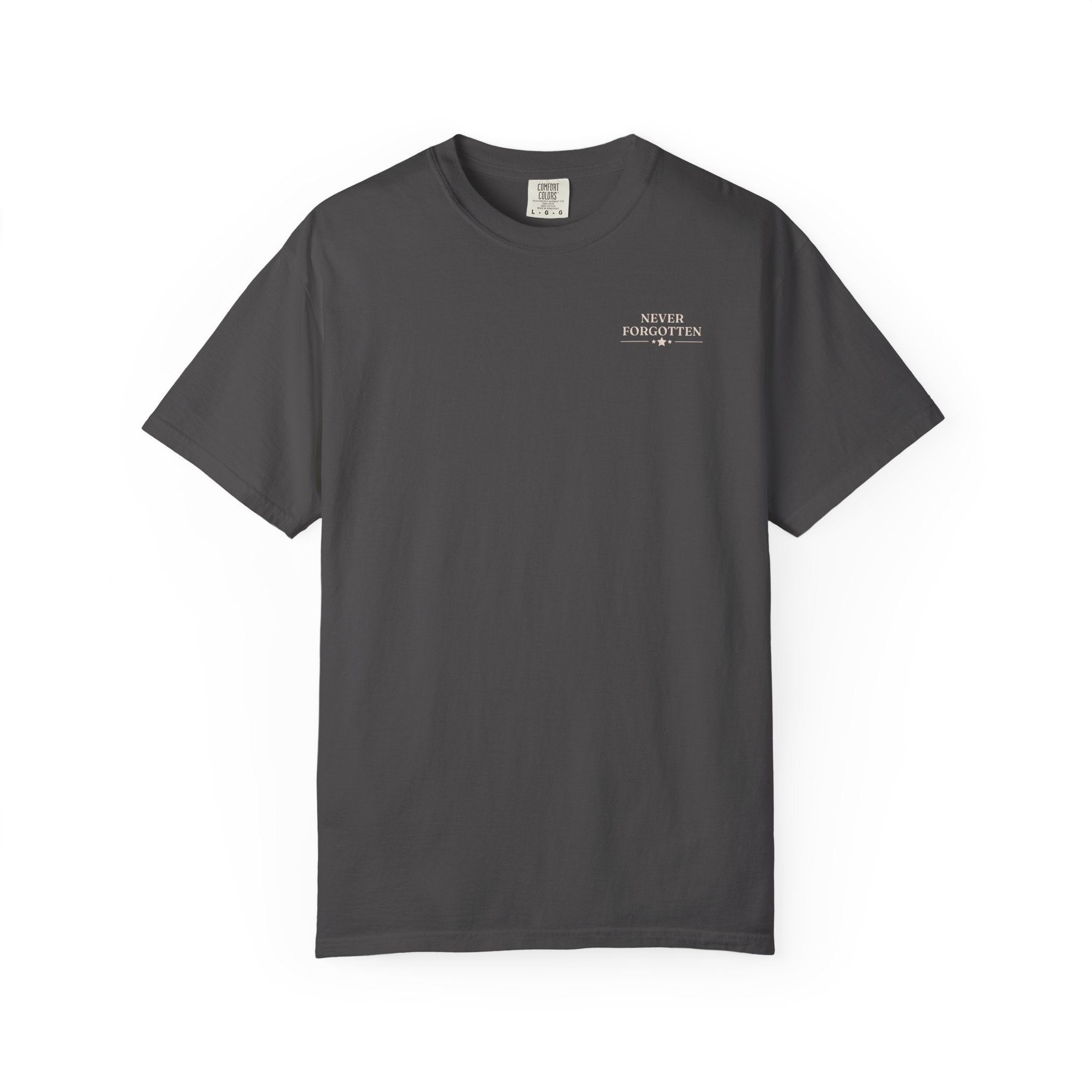 Greater Love Memorial Shirt – Comfort Colors Tee | Christian Patriotic Shirt | Memorial Day Shirt | Never Forgotten Tee