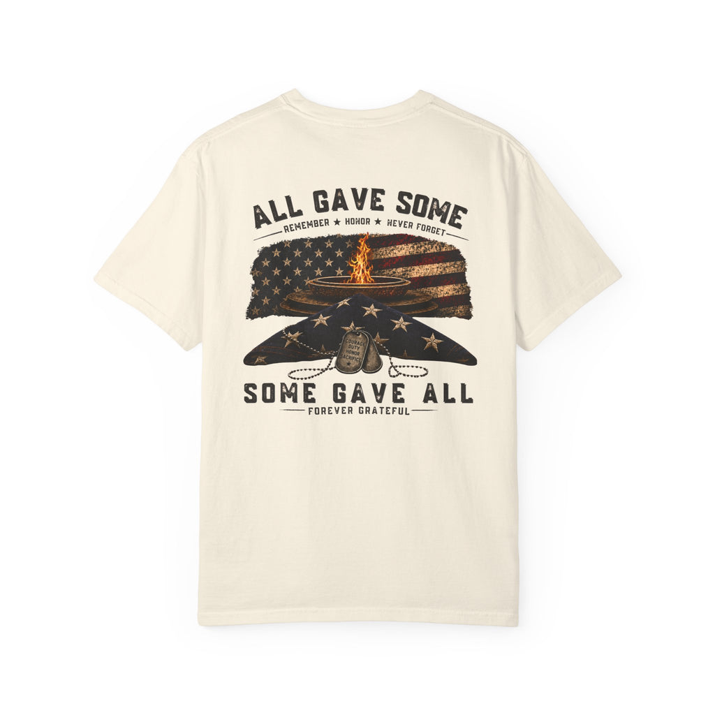 Memorial Day Shirt Comfort Colors Patriotic Tee All Gave Some Some Gave All Military Tribute Shirt