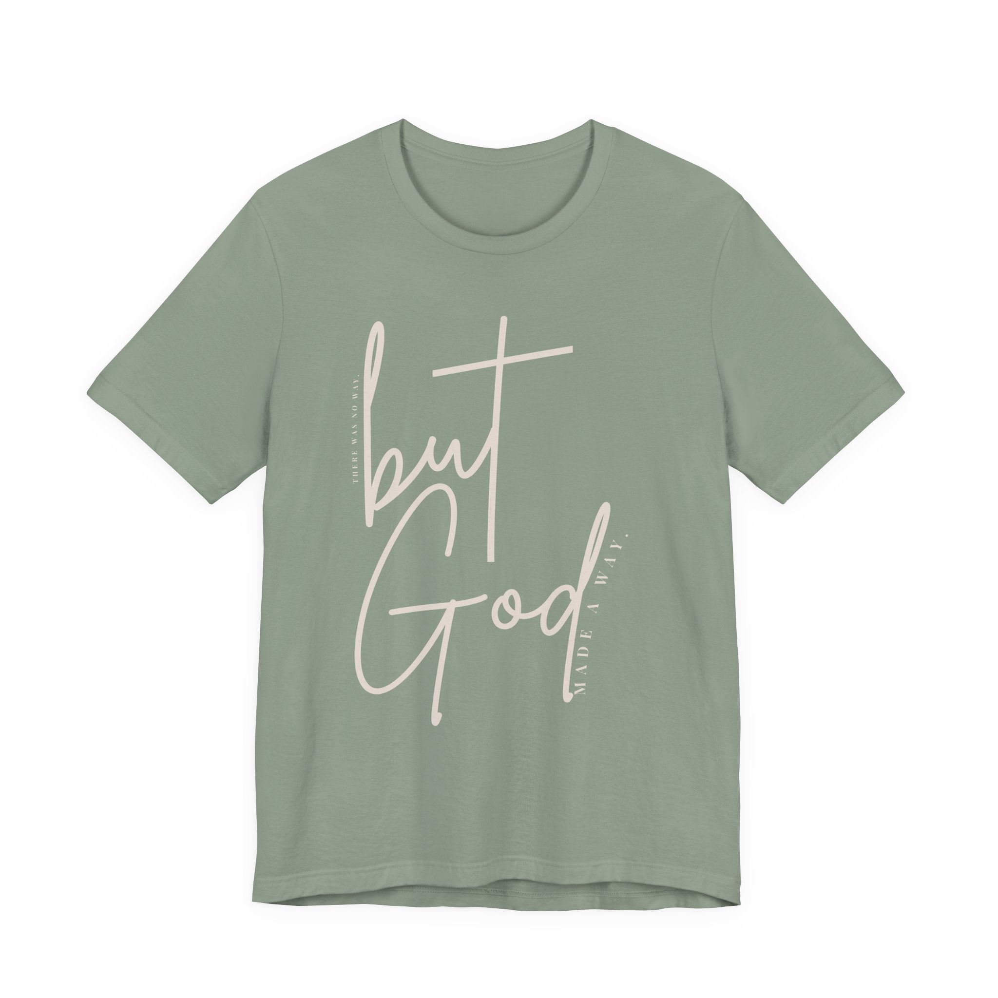 But God Script Tee – Faith-Based Graphic Shirt