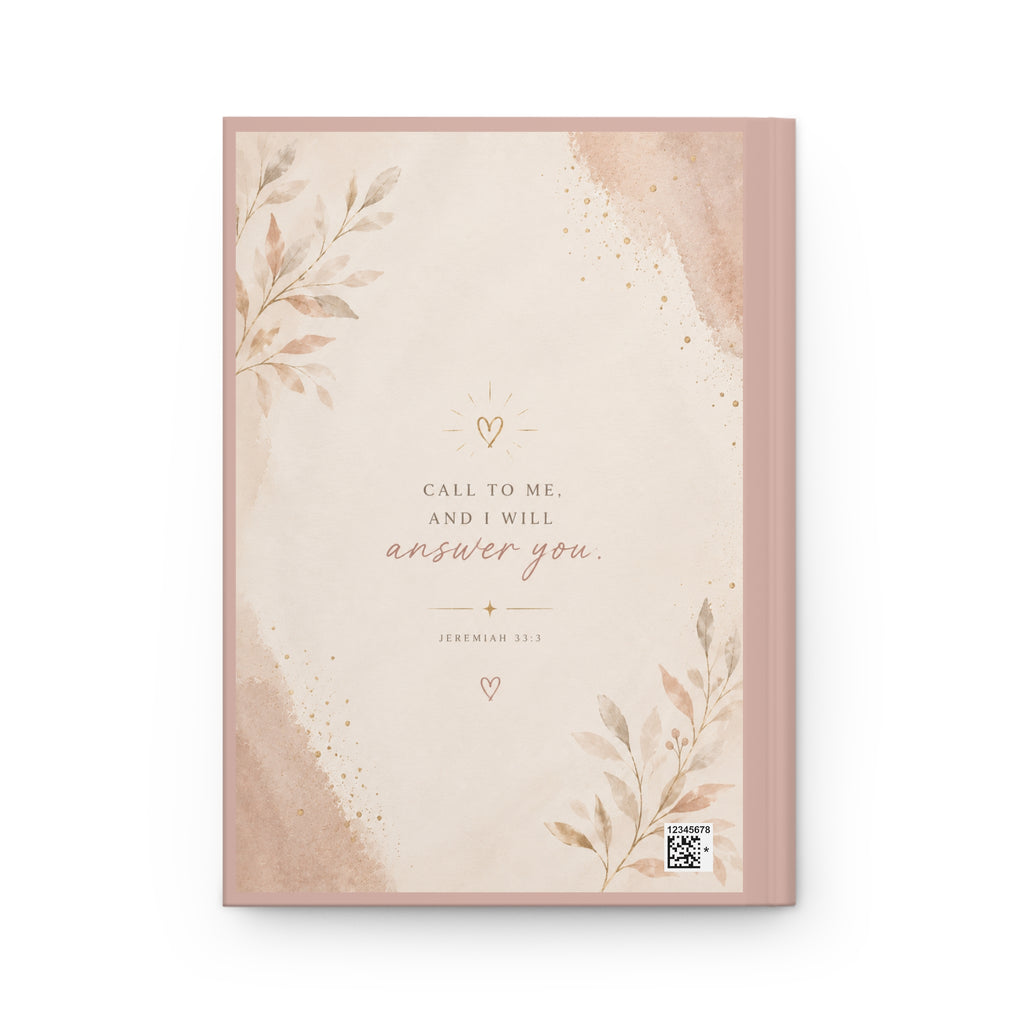 Dear God Prayer Journal — Hardcover Matte Christian Devotional Notebook