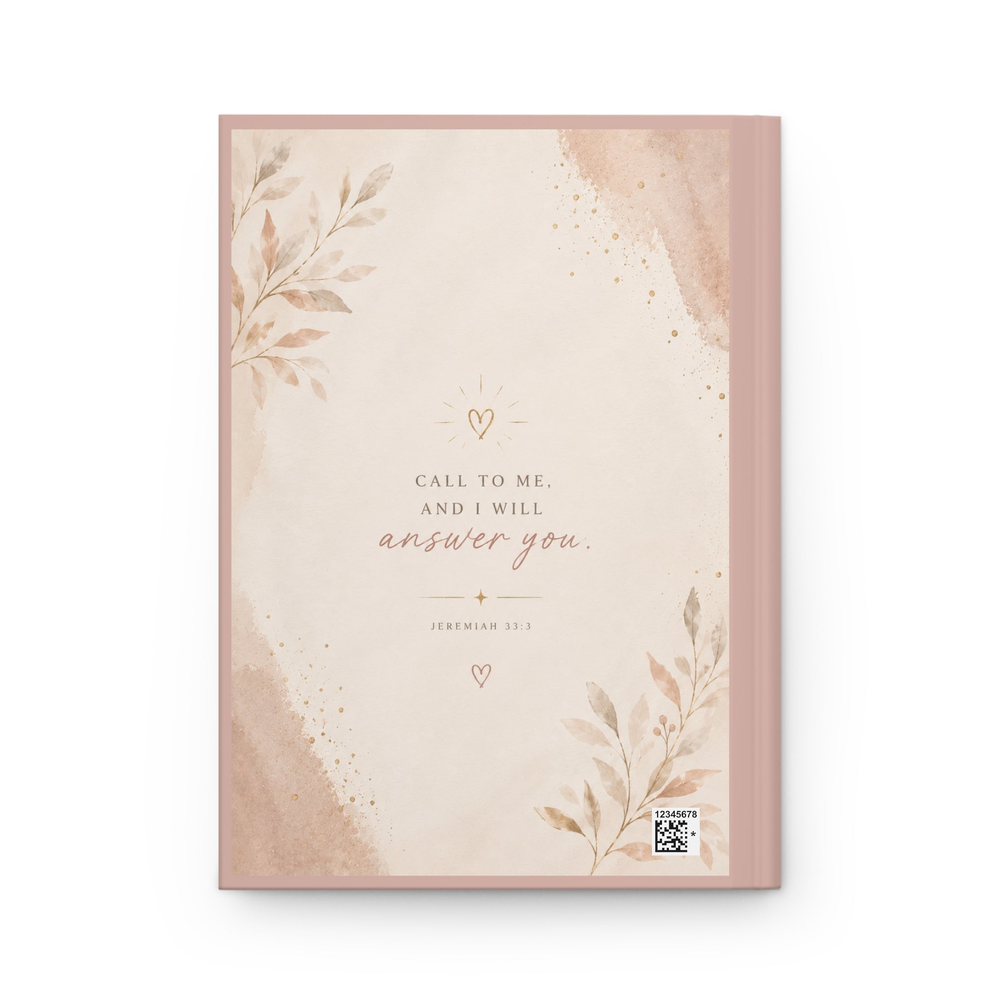 Dear God Prayer Journal — Hardcover Matte Christian Devotional Notebook