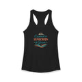 Covered in Sunscreen & Grace Racerback Tank – Faith-Based Summer Beach Tank for Women