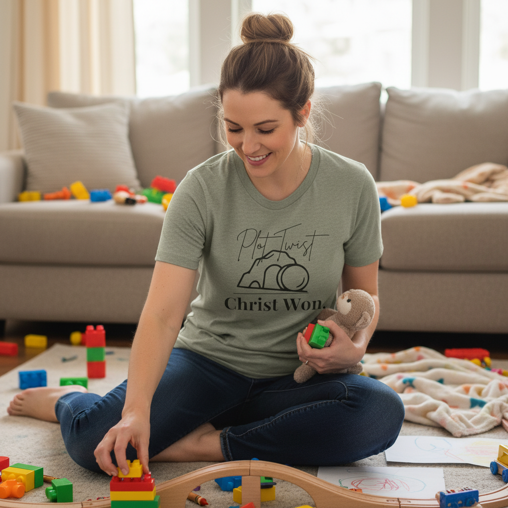 Plot Twist: Christ Won – Christian Easter Shirt