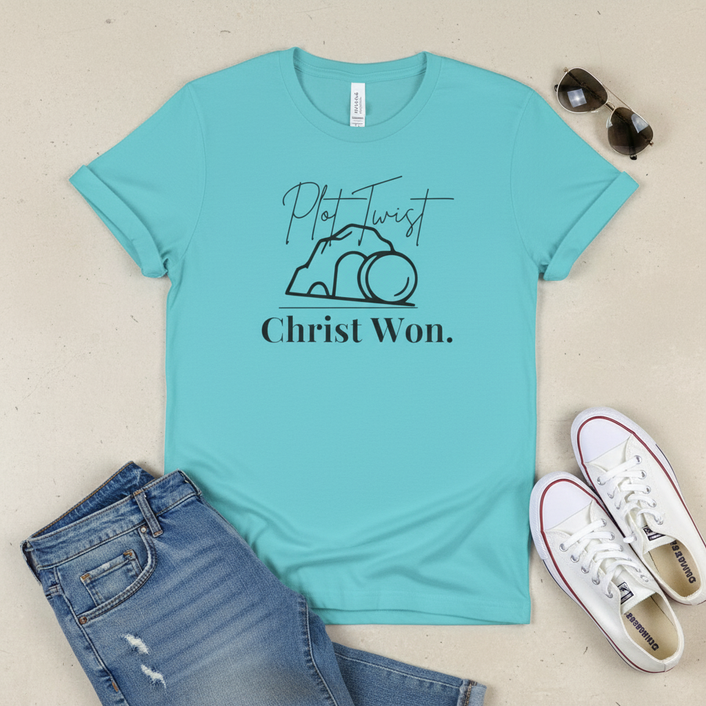 Plot Twist: Christ Won – Christian Easter Shirt