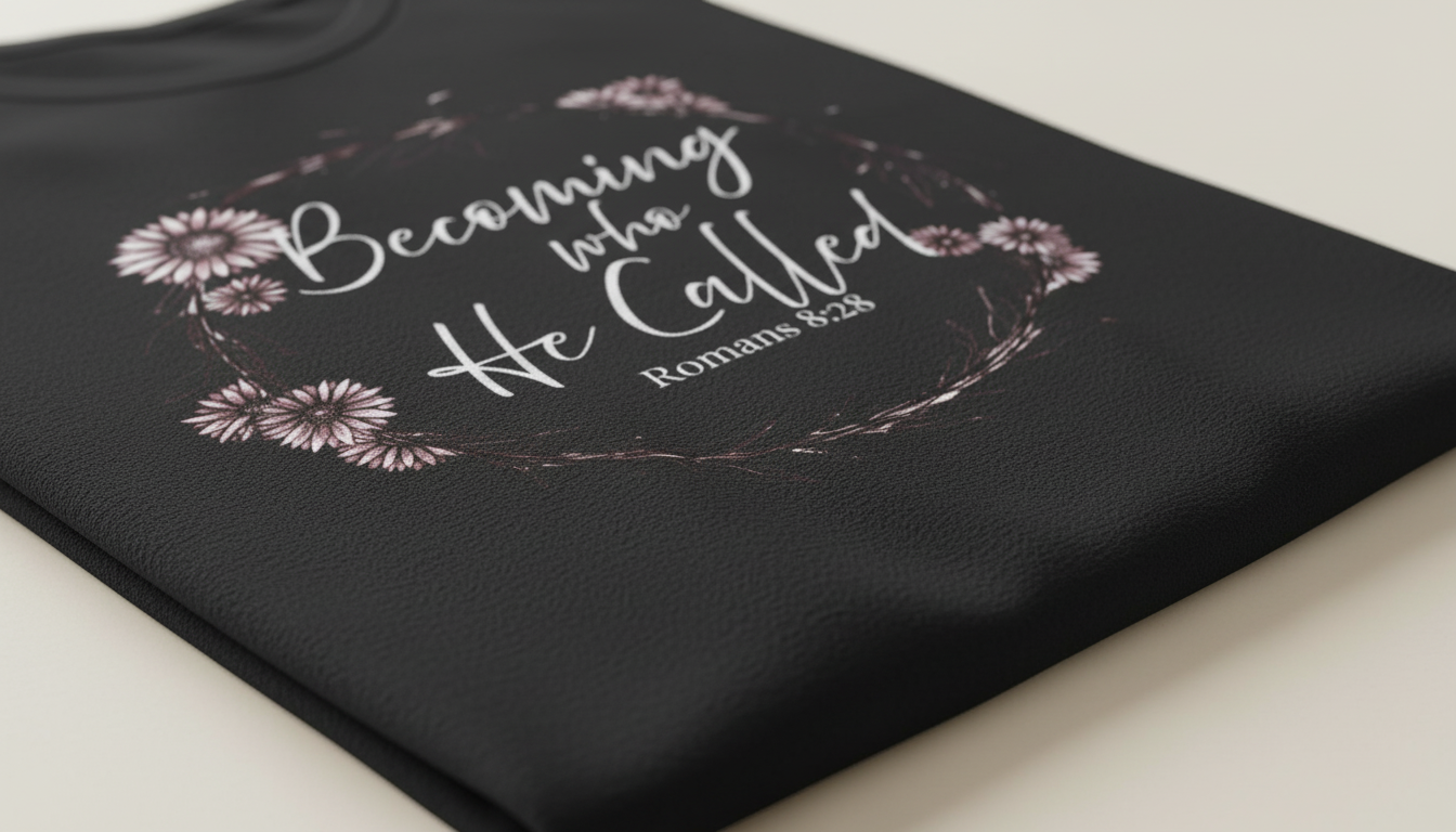 Becoming Who He Called Me To Be Shirt | Romans 8:28