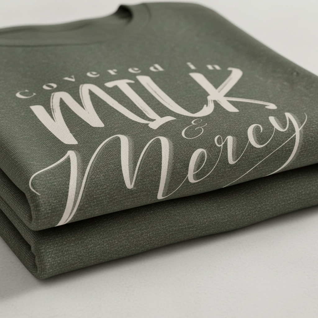 Covered in Milk & Mercy Tee
