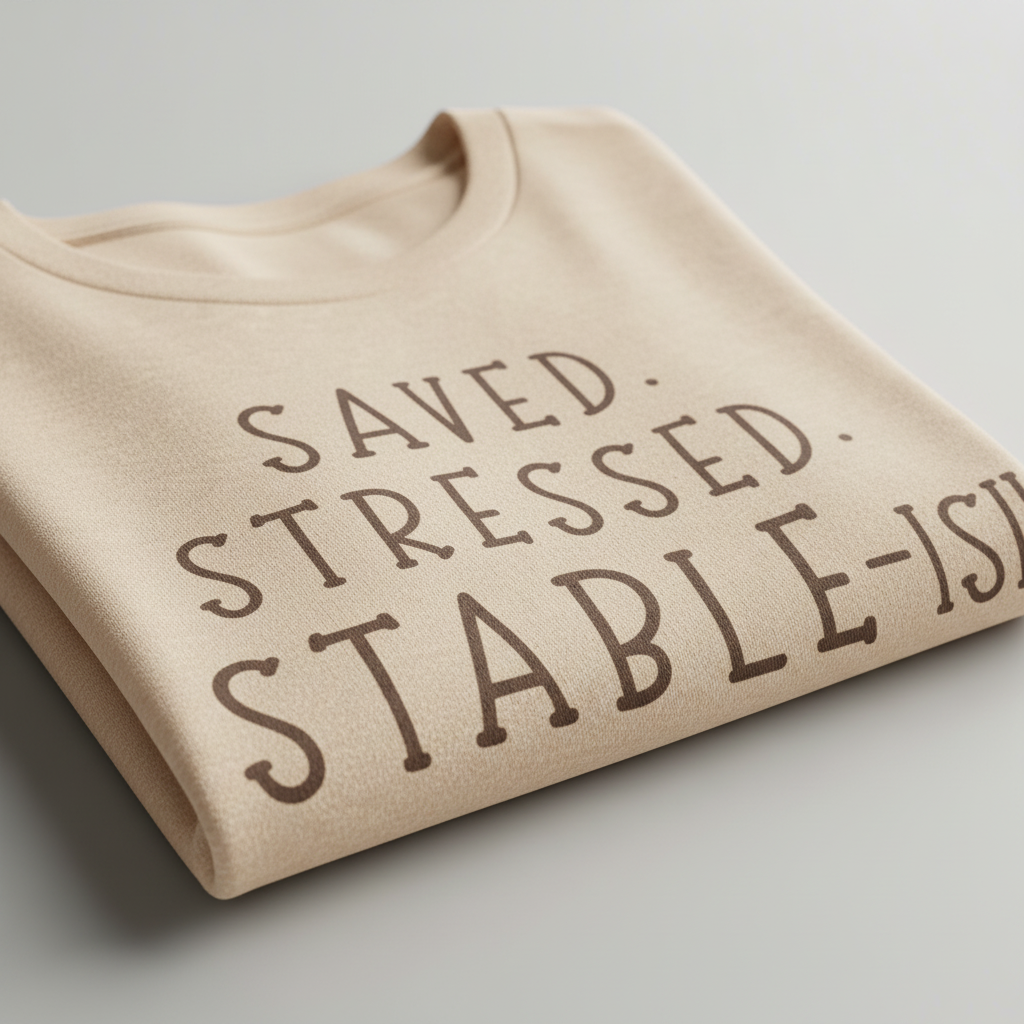 Saved Stressed Stable-ish Shirt
