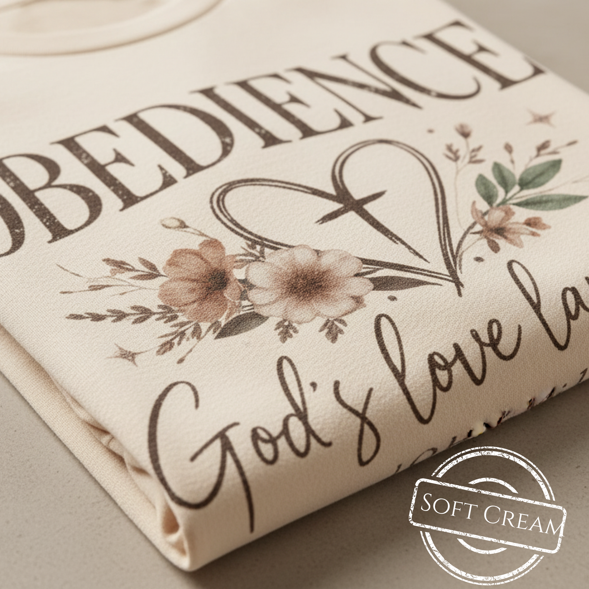 Obedience God’s Love Language Christian Tee