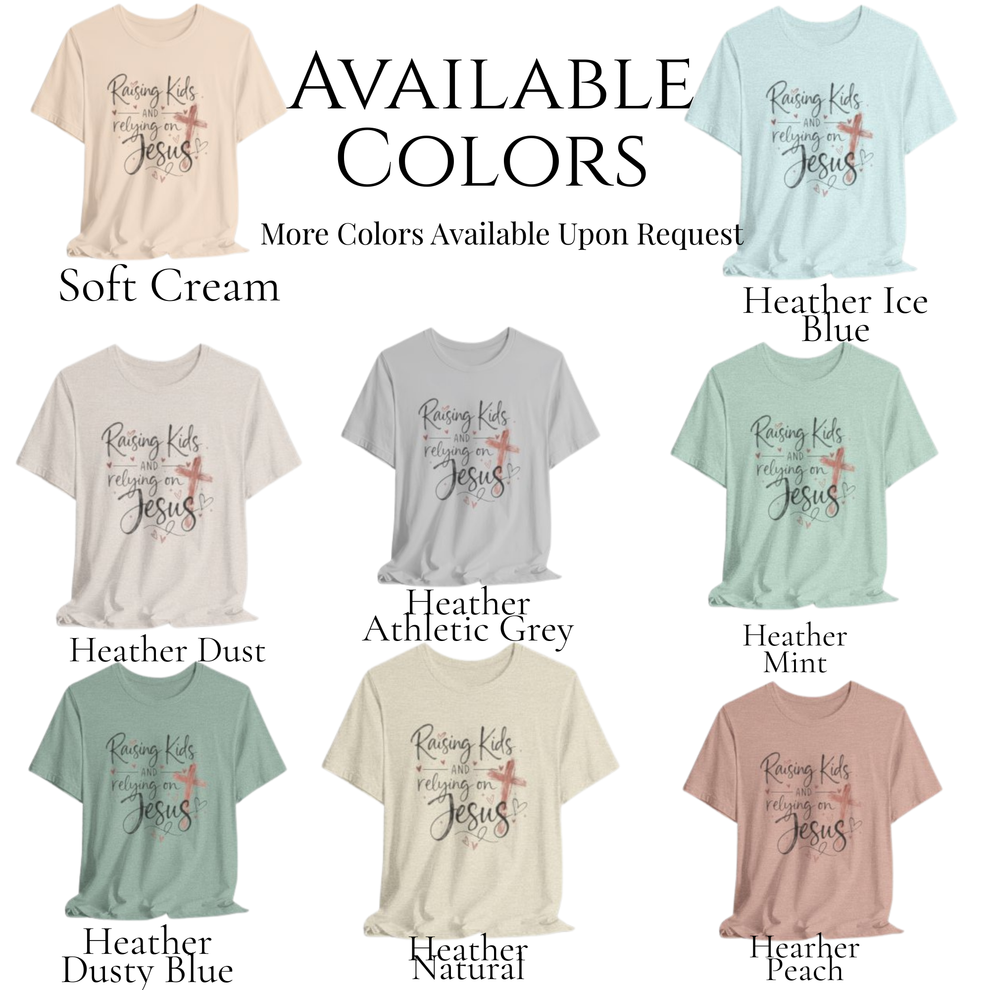 Raising Kids & Relying on Jesus Tee