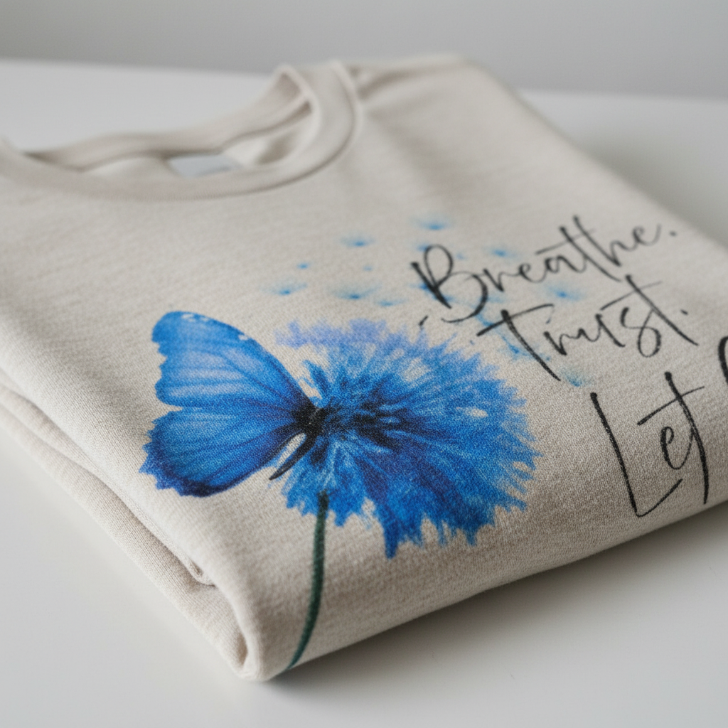Breathe Trust Let Go Shirt | Inspirational Faith Tee