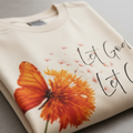 Let Go Let God Shirt | Christian Floral Tee