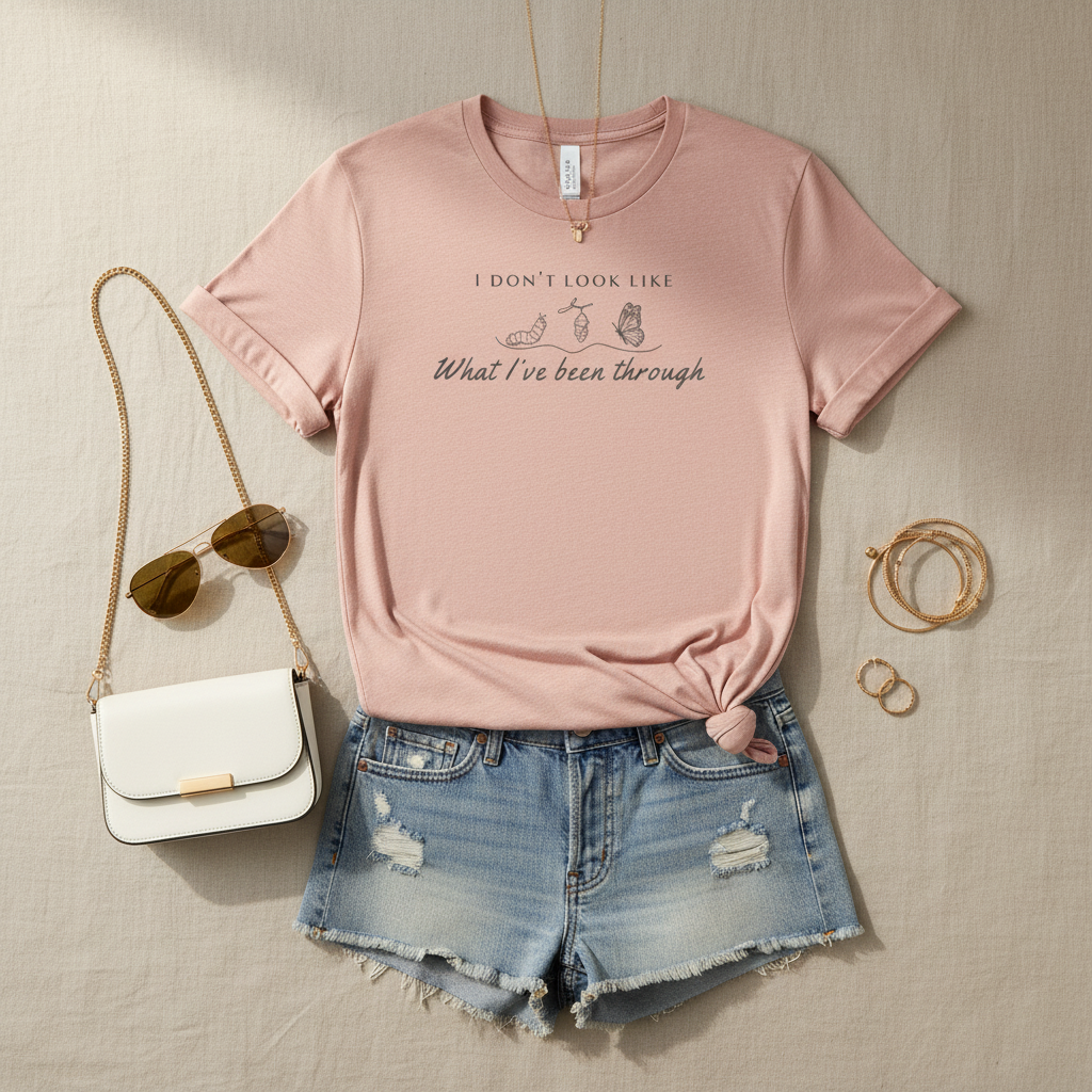 I Don’t Look Like What I’ve Been Through Tee — Inspirational Recovery T-Shirt