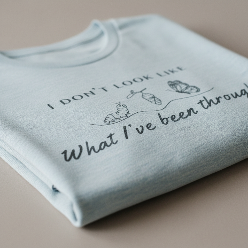I Don’t Look Like What I’ve Been Through Tee — Inspirational Recovery T-Shirt