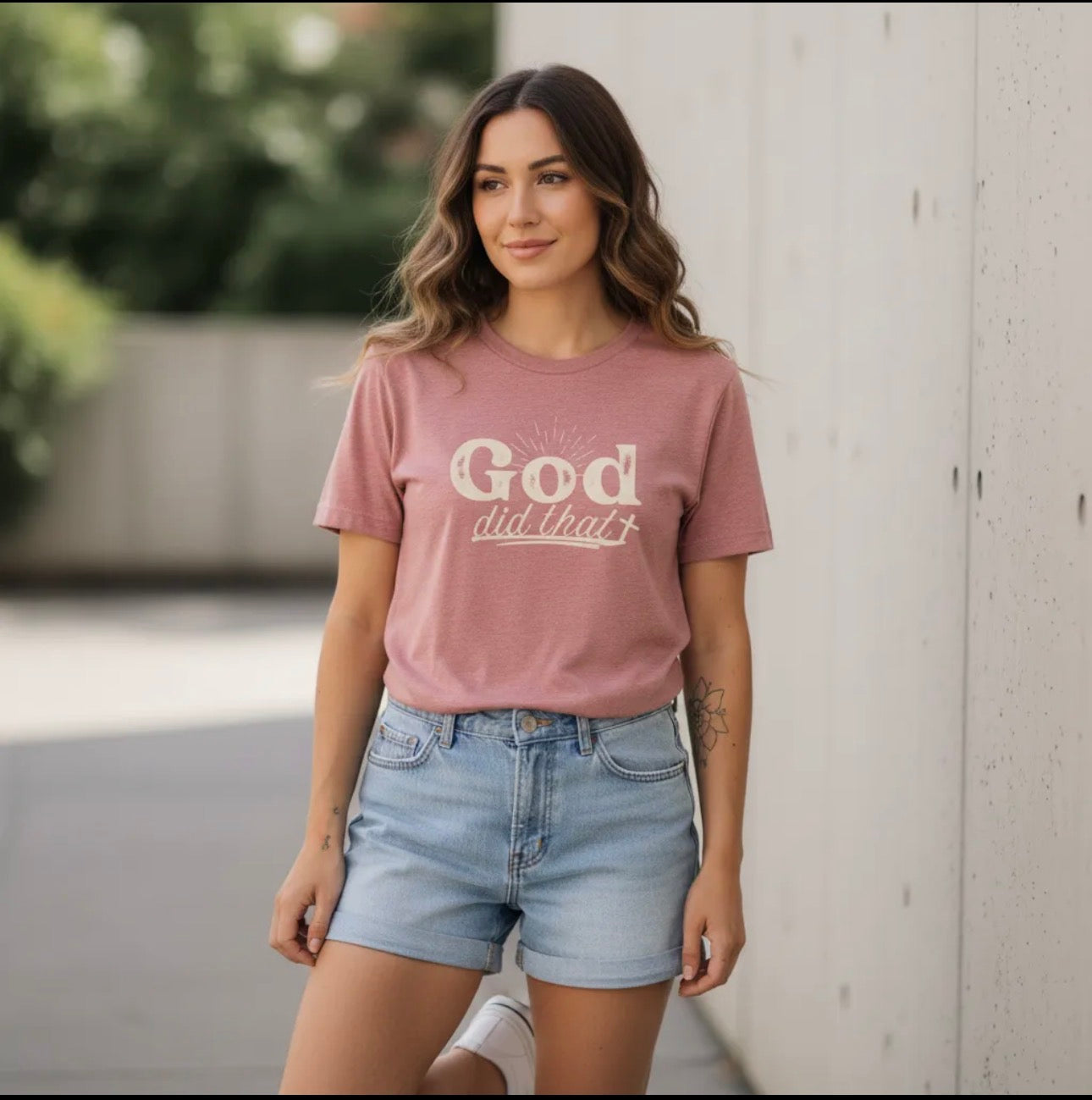God Did That Tee - Christian Faith Inspirational T-Shirt