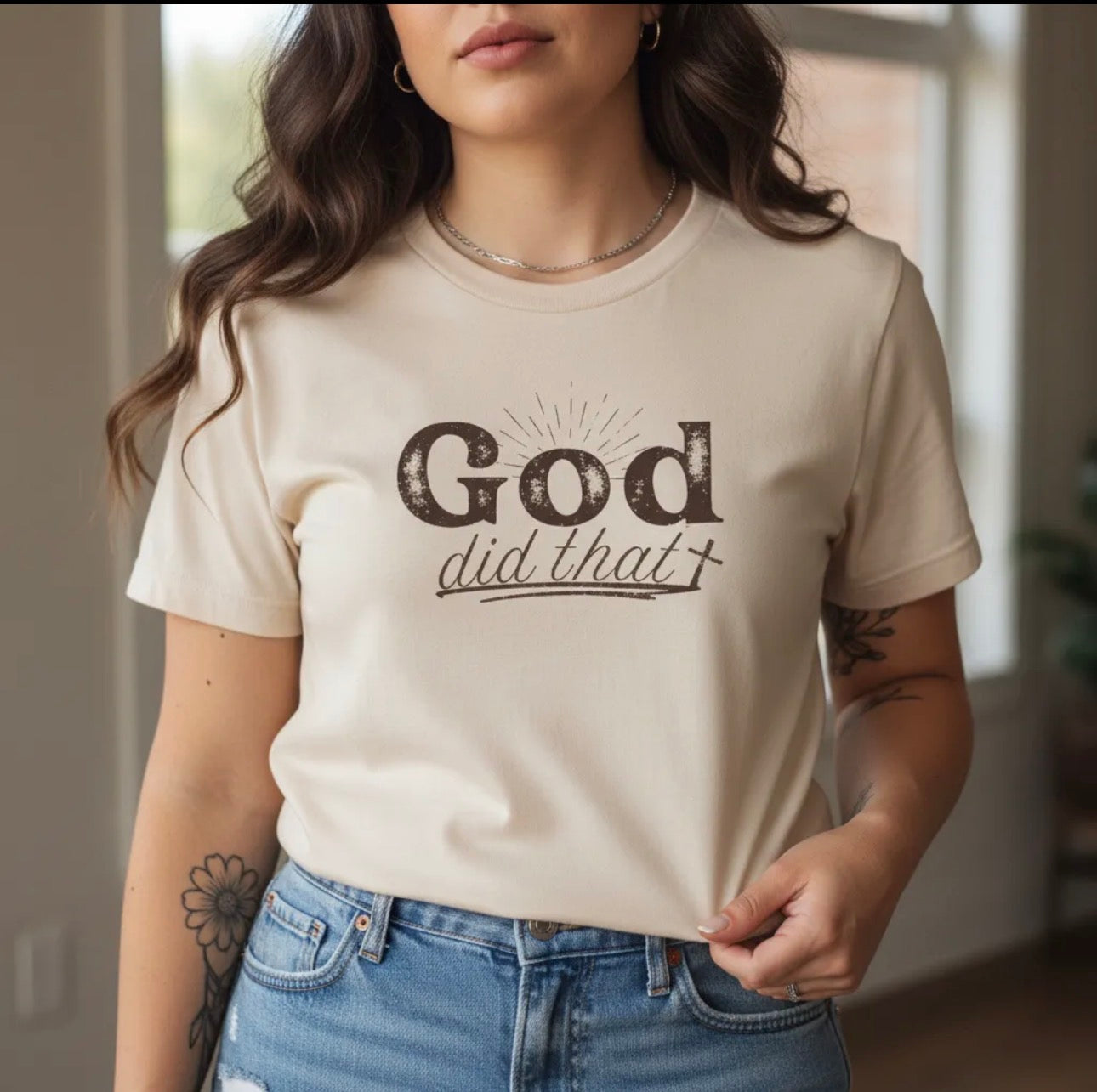 God Did That Tee - Christian Faith Inspirational T-Shirt