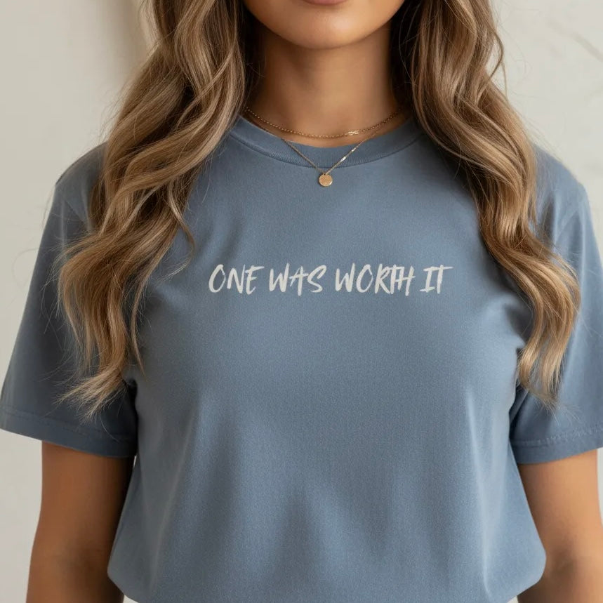 He Left the 99 Tee | One Was Worth It Shirt | Luke 15:4 Christian T-Shirt | Comfort Colors