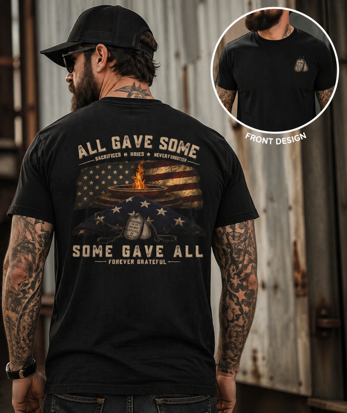 Memorial Day Shirt Comfort Colors Patriotic Tee All Gave Some Some Gave All Military Tribute Shirt
