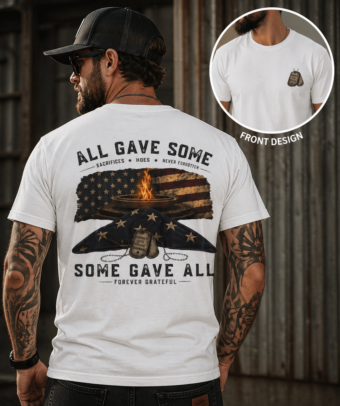 Memorial Day Shirt Comfort Colors Patriotic Tee All Gave Some Some Gave All Military Tribute Shirt