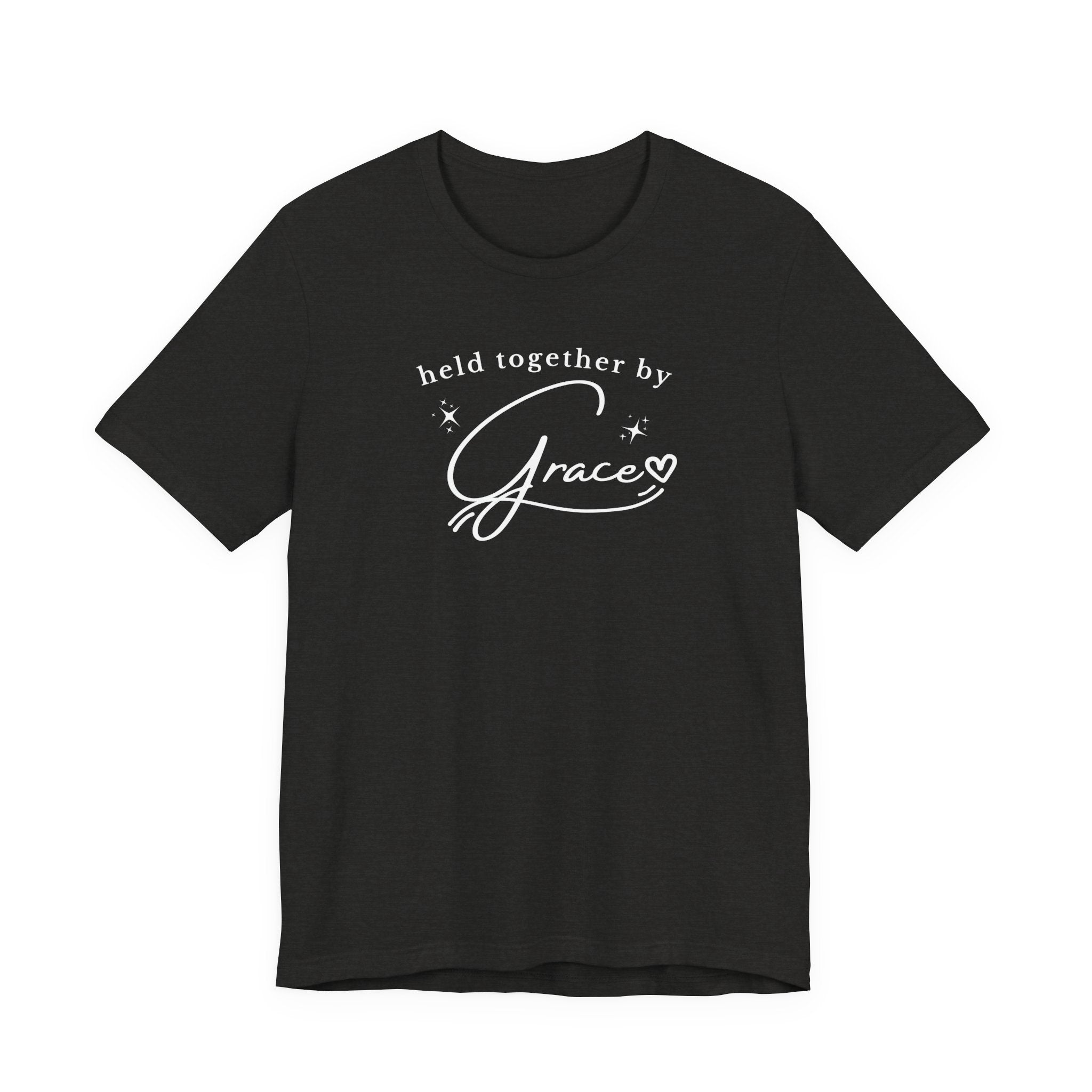Held Together by Grace T-Shirt — Inspirational Faith Tee