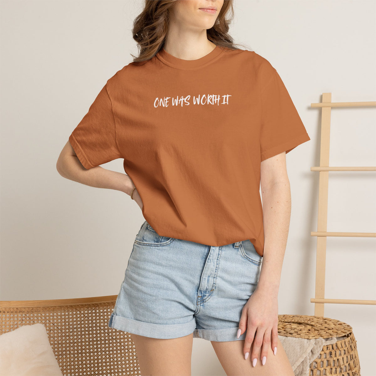 He Left the 99 Tee | One Was Worth It Shirt | Luke 15:4 Christian T-Shirt | Comfort Colors