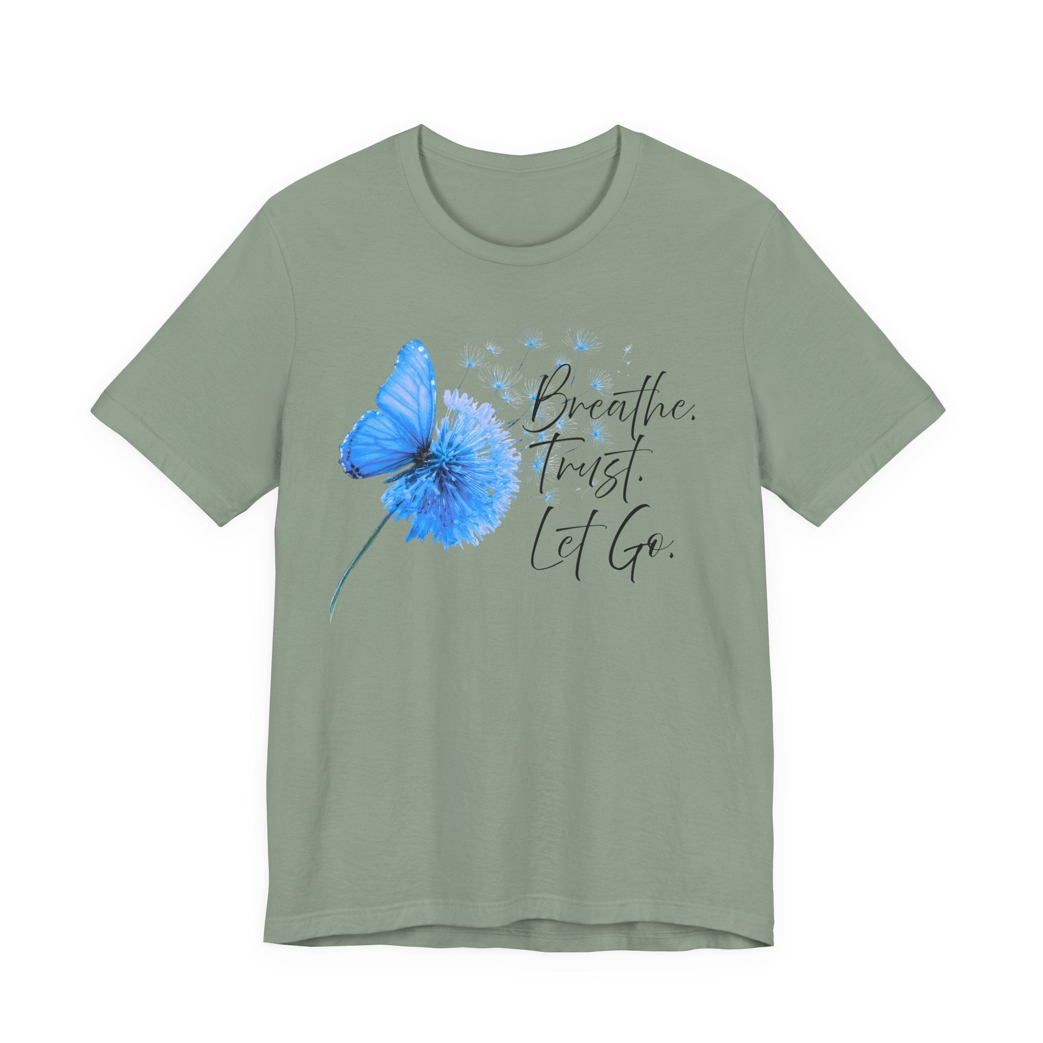 Breathe Trust Let Go Shirt | Inspirational Faith Tee