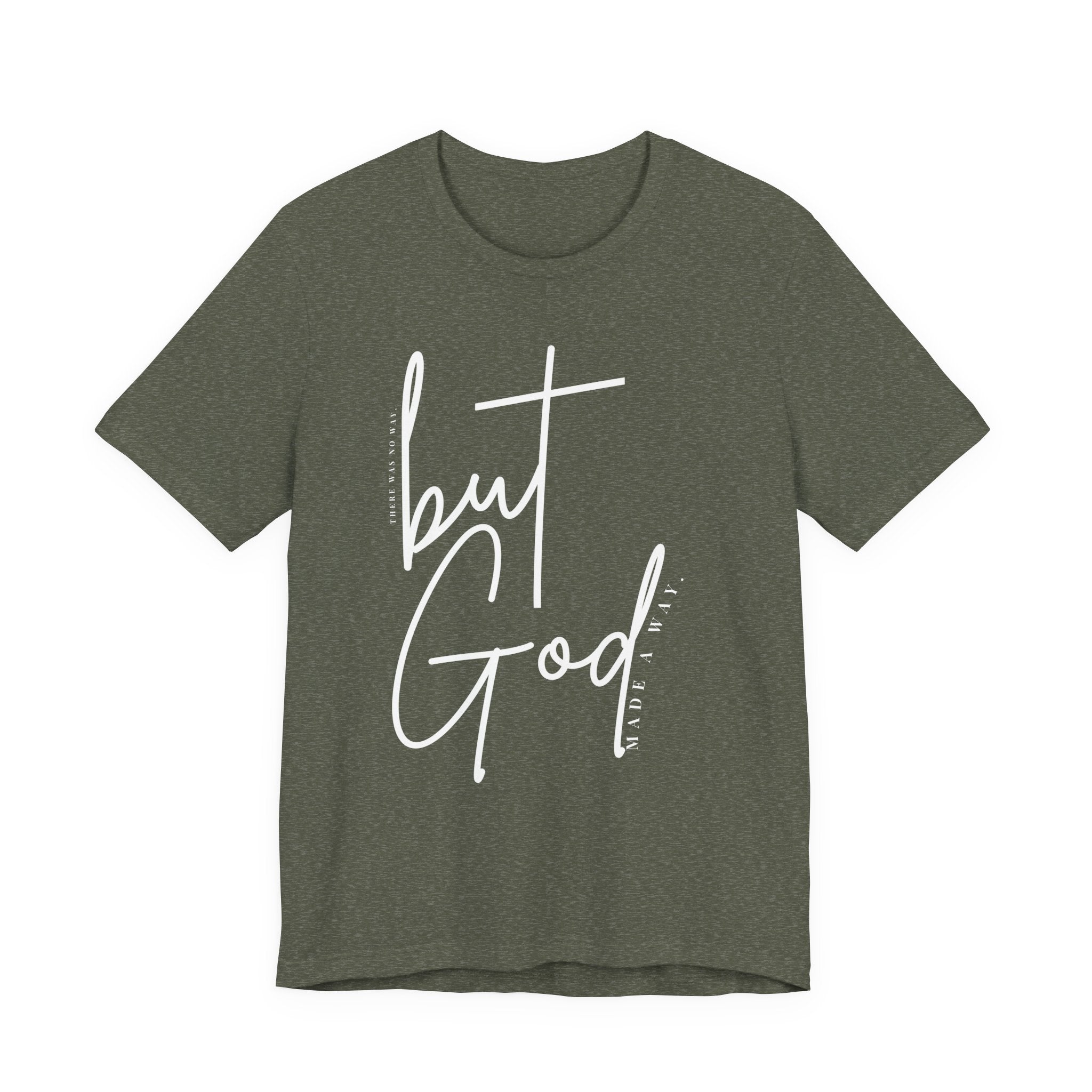 But God Script Tee – Faith-Based Graphic Shirt