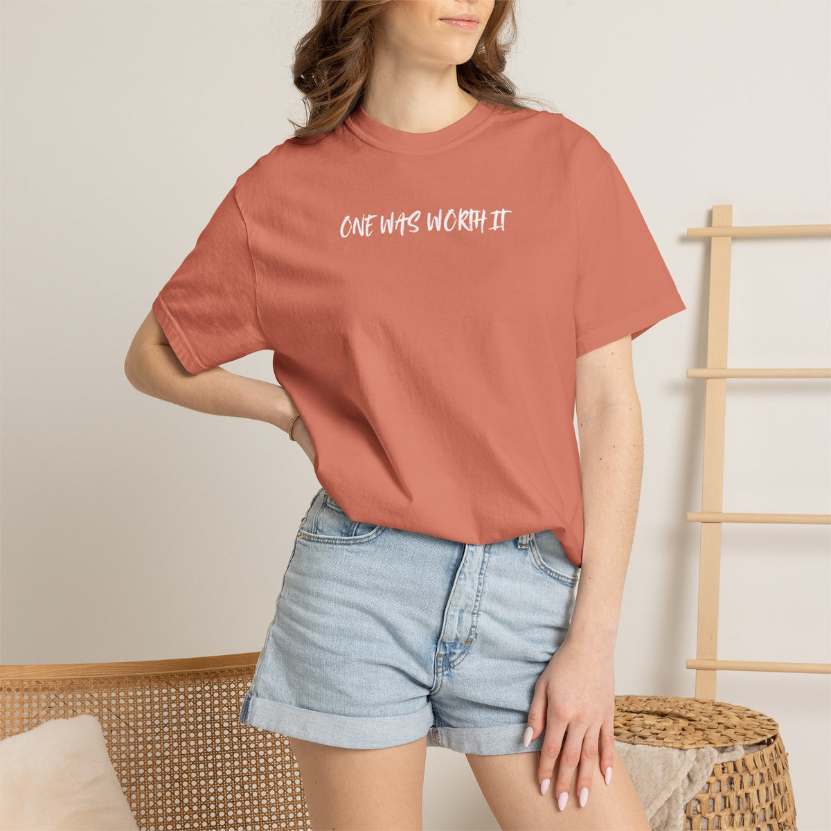 He Left the 99 Tee | One Was Worth It Shirt | Luke 15:4 Christian T-Shirt | Comfort Colors
