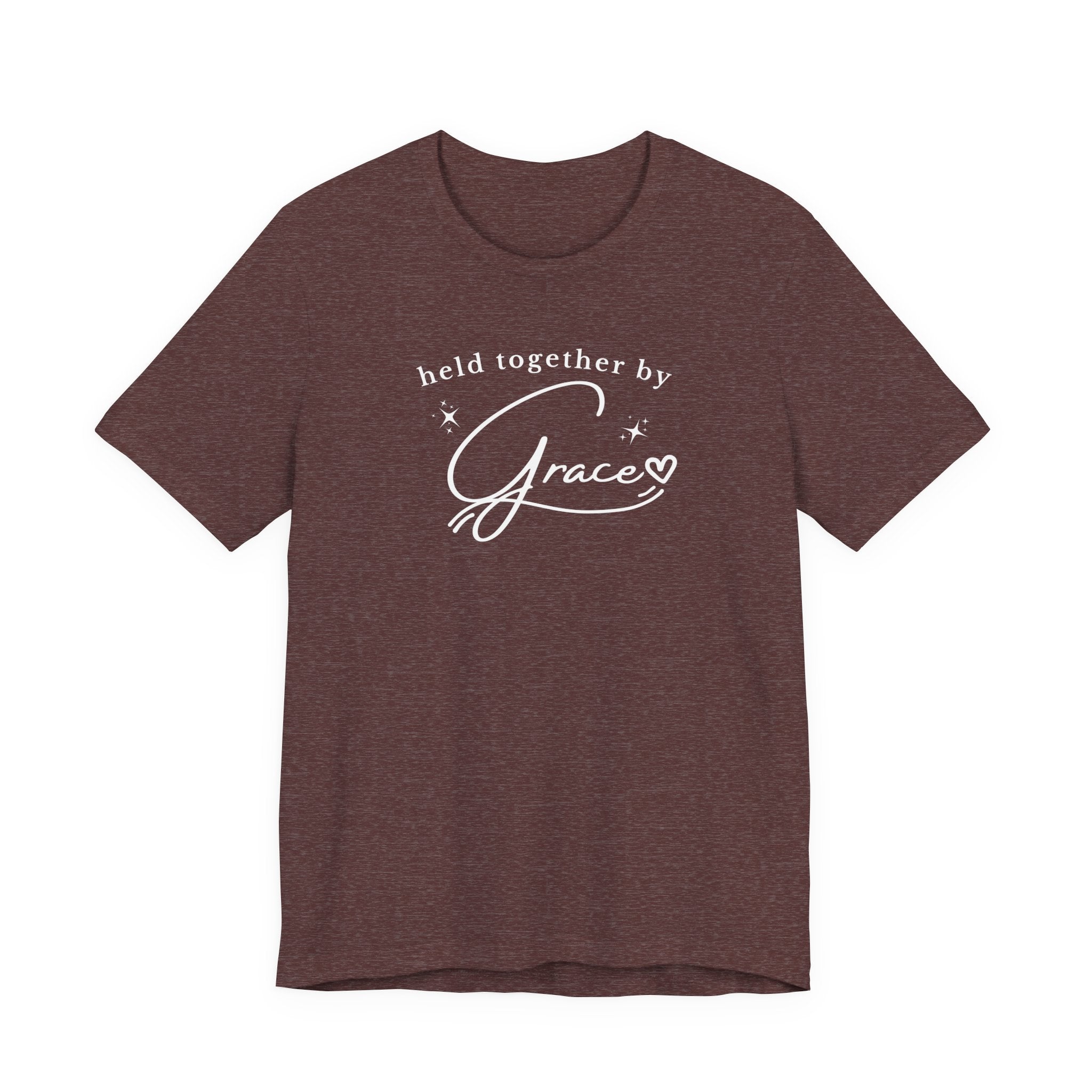 Held Together by Grace T-Shirt — Inspirational Faith Tee