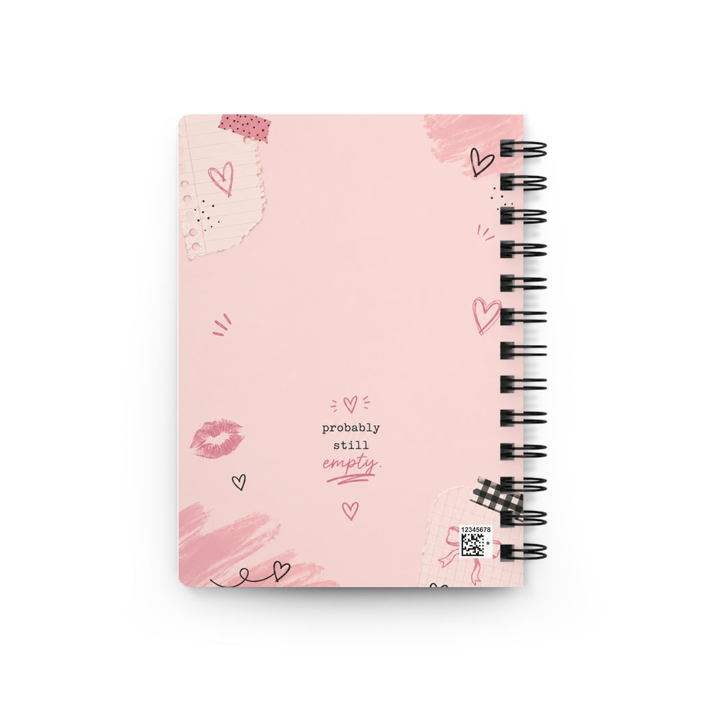 Lists I'm Never Going to Use — Spiral Bound Pink Humorous Journal