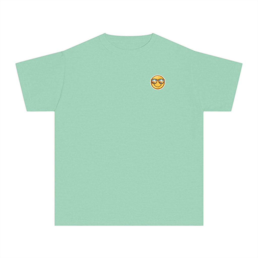 Youth Tee — "Salt & Light" Smiling Sun Graphic (Matthew 5:13-16)