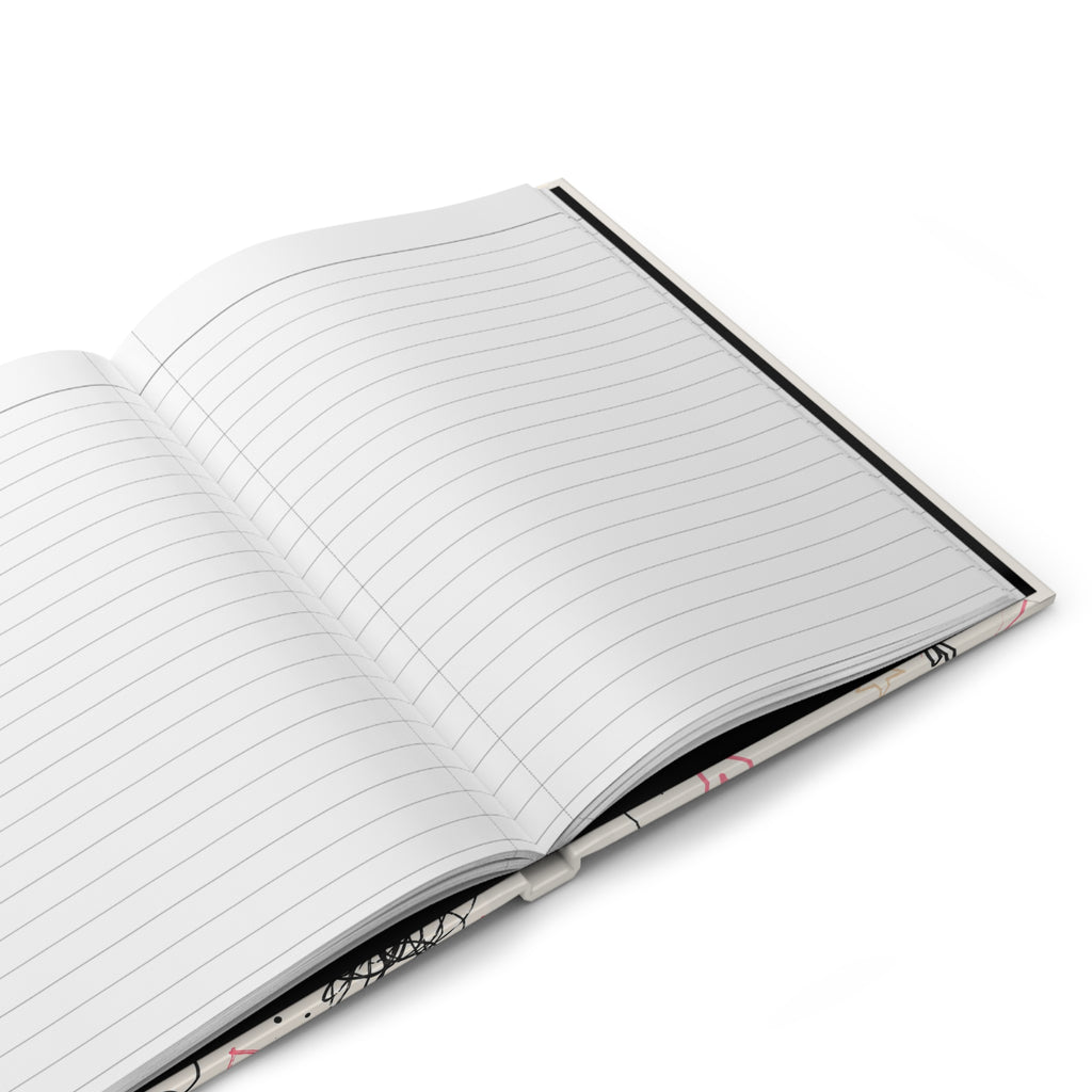 Chaos Coordinator Hardcover Journal — Cute Scribble Design, Funny Organizational Notebook